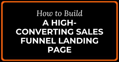 Sales Funnel Landing Page Template