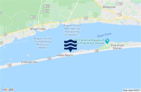 Salter Path Tide Chart