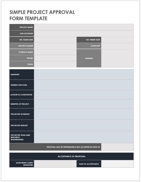 Sample Approval Form Templates