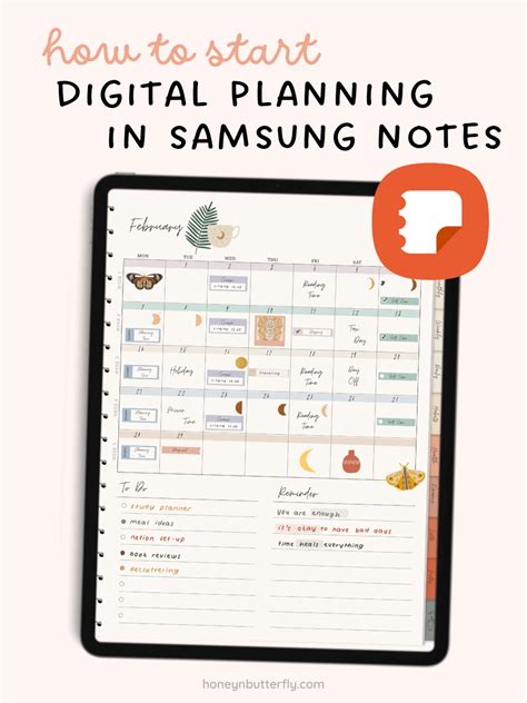 Samsung Notes Page Templates