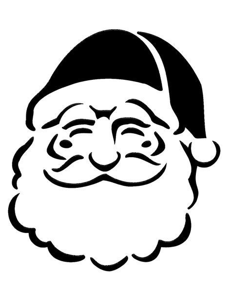 Santa Stencils Printable