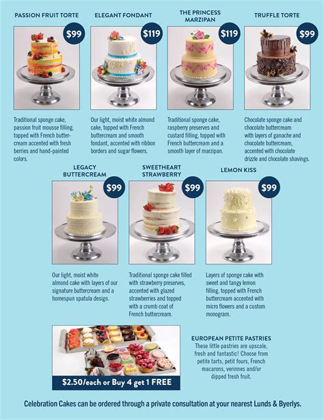 Save On Foods Cake Catalogue