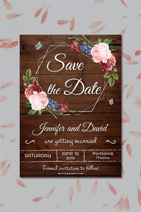 Save The Date Wedding Templates