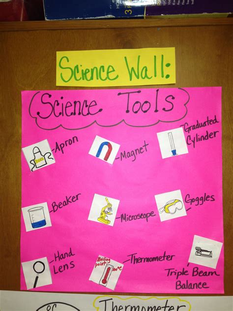 Science Tools Anchor Chart