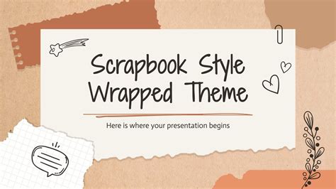 Scrapbook Template Google Slides
