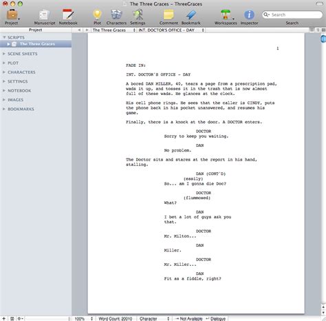 Screenplay Template Microsoft Word