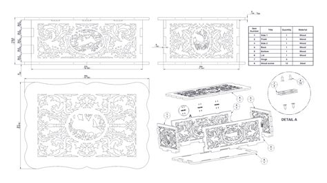 Scroll Saw Box Template