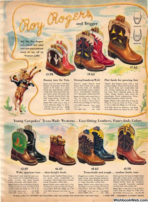 Sears Catalog Cowboy Boots