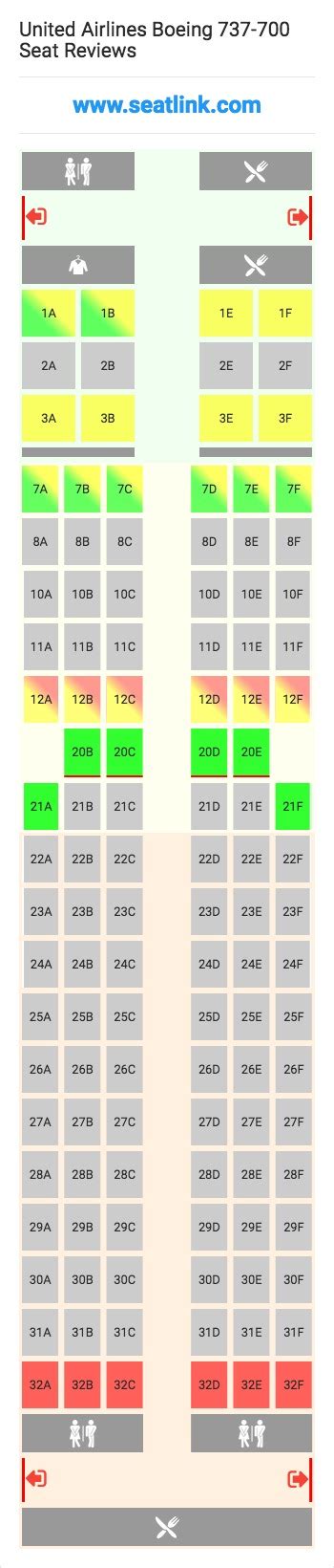 Seating Chart 737-700