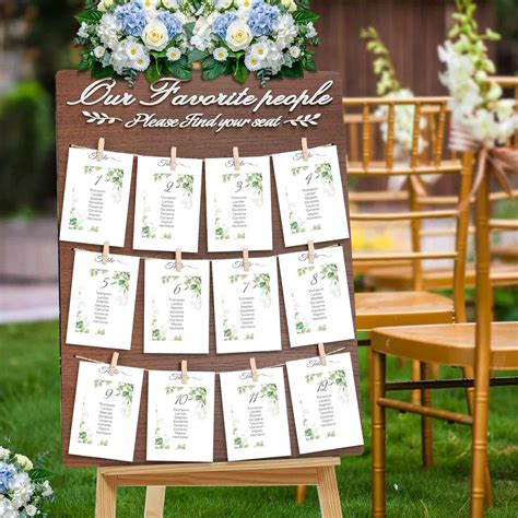 Seating Chart Board Wedding