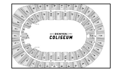 Seating Chart Denver Coliseum