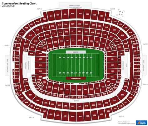 Seating Chart Maryland Football