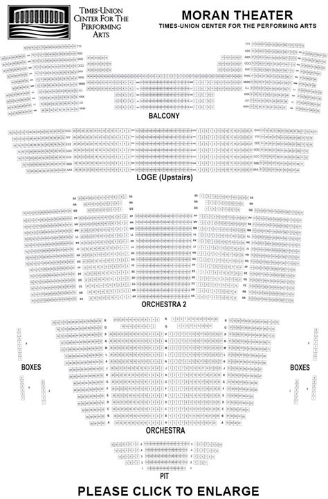 Seating Chart Moran Theater Jacksonville