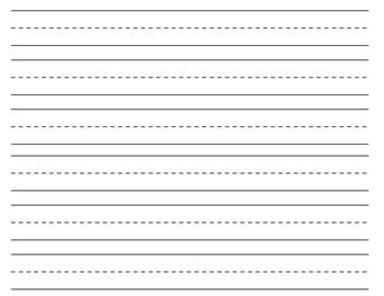 Sentence Strip Template