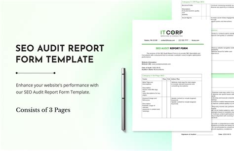 Seo Report Template Word