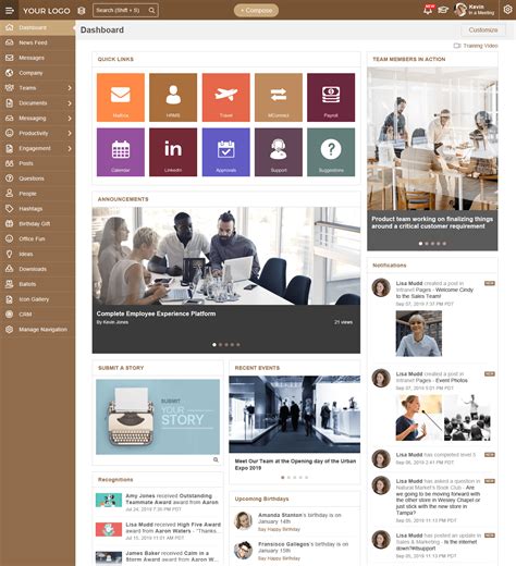 Sharepoint Templates For Intranet