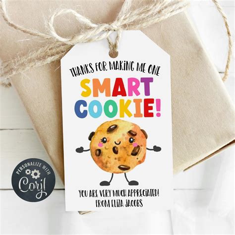 She's One Smart Cookie Free Printable