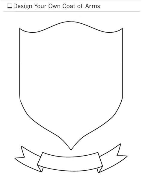 Shield Template Coat Of Arms