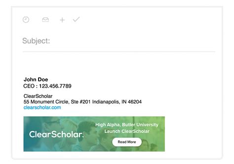 Signature Block Template