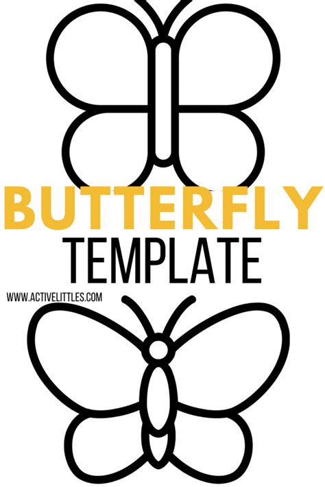 Simple Butterfly Template