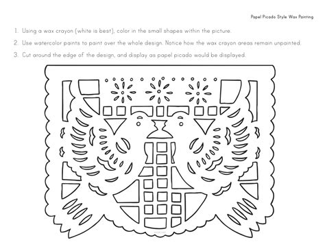 Simple Papel Picado Template