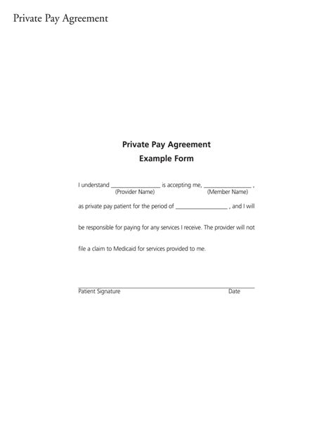 Simple Payment Contract Template