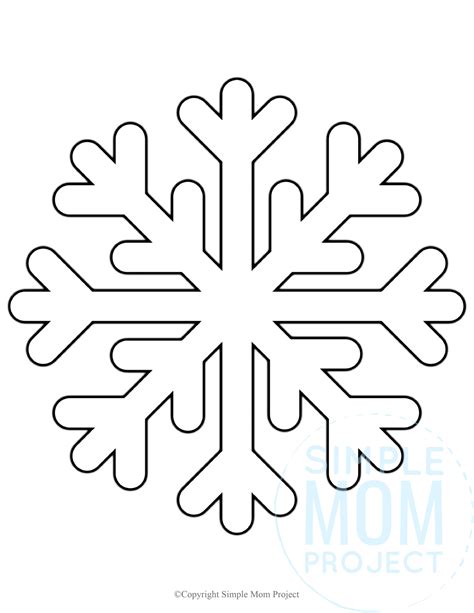 Simple Snowflake Template