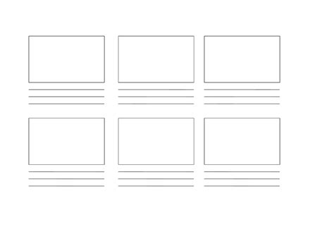 Simple Storyboard Template
