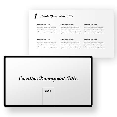 Simple White Powerpoint Templates