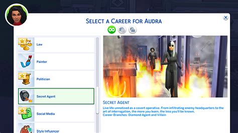 Sims 4 Secret Agent Career