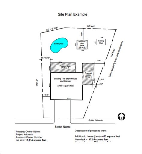 Site Plan Template
