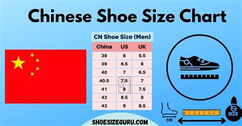 Size Chart Shoes China