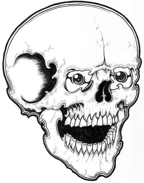 Skull Coloring Pages Printable