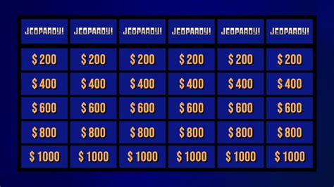 Slides Jeopardy Template