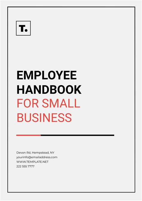 Small Business Employee Handbook Template Free