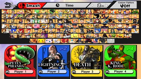 Smash Roster Template