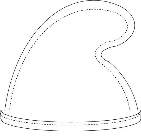 Smurf Hat Template