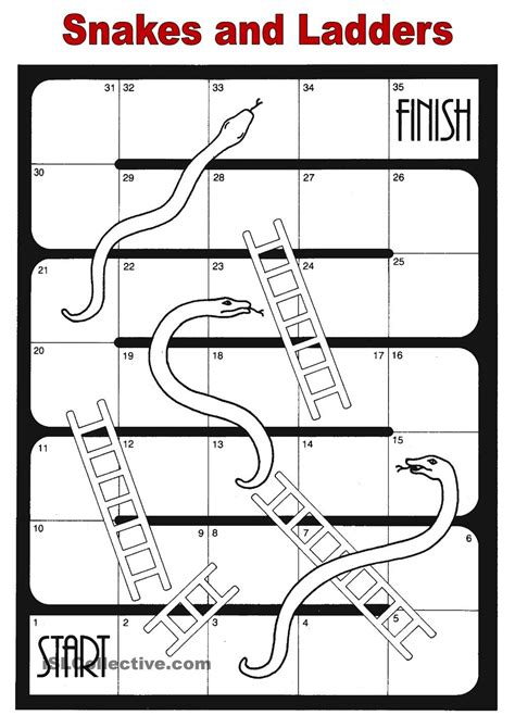 Snakes And Ladders Template