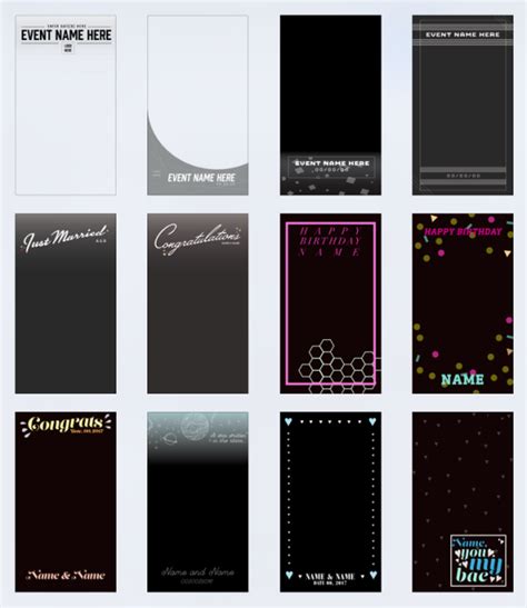 Snapchat Filter Template