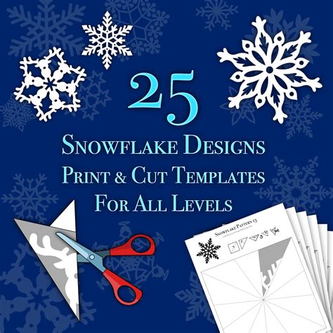 Snowflake Cutting Templates