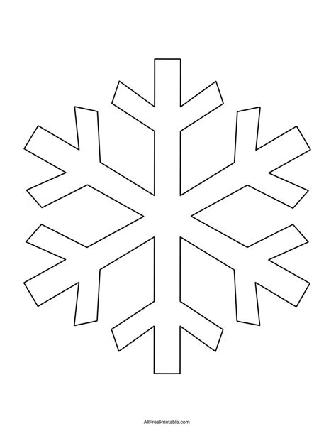 Snowflake Free Printable