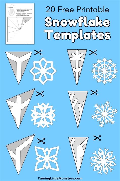 Snowflake Pattern Templates