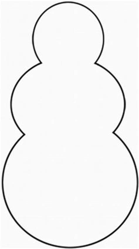 Snowman Blank Template