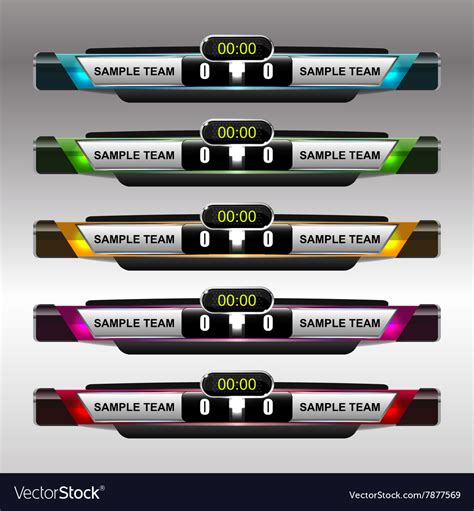 Soccer Scoreboard Template