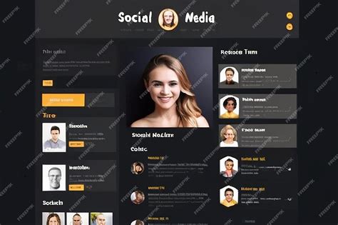 Social Media Profile Template