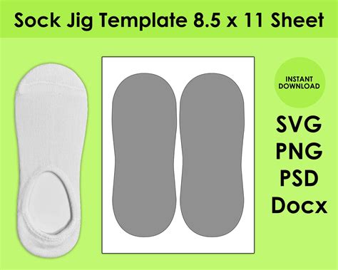 Sock Jig Template