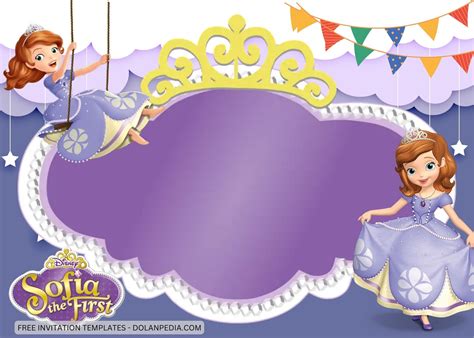 Sofia The First Happy Birthday Banner Printable