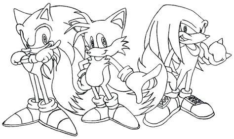 Sonic And Friends Coloring Pages Printable