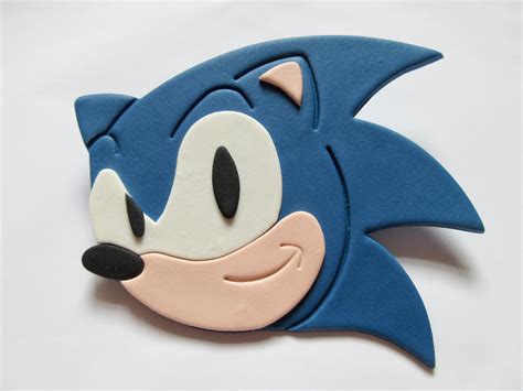 Sonic Face Template For Cake