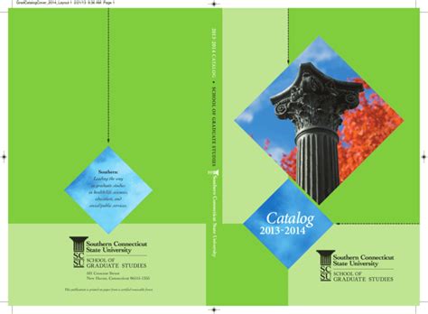 Southern Connecticut State University Course Catalog